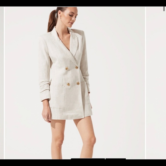Astr the Label Linen Blazer Dress - Picture 1 of 13